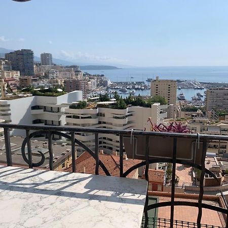 Plein Coeur De Monaco, A 300 Metres A Pied Du Port De Monaco, 4 Pieces Dans Des Escaliers Vue Mer Exceptionnelle Zewnętrze zdjęcie