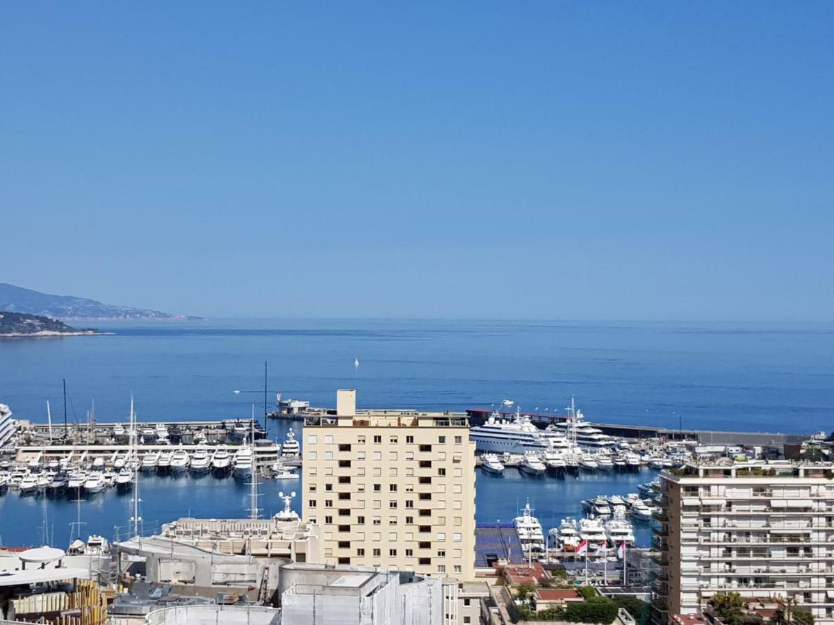 Plein Coeur De Monaco, A 300 Metres A Pied Du Port De Monaco, 4 Pieces Dans Des Escaliers Vue Mer Exceptionnelle Zewnętrze zdjęcie